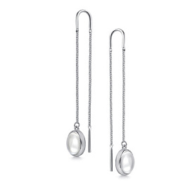Серьги продевки 02-4820.00ГХ-00 серебро