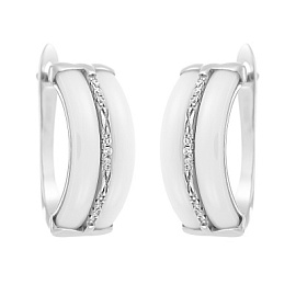 Серьги TC-E00582-W-W-X-X-W серебро