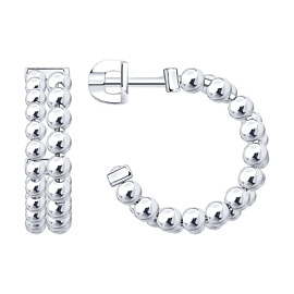 Серьги 94027139 серебро