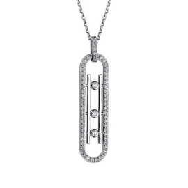 Колье 06-2665.00КЦ-00 серебро Мессика