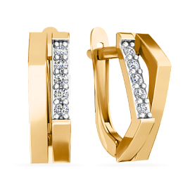 Серьги 01-216691 золото