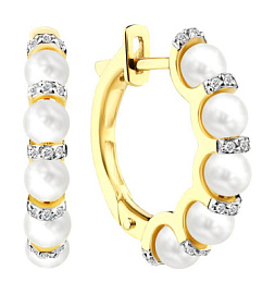 Серьги конго 2-308437-00-28 золото