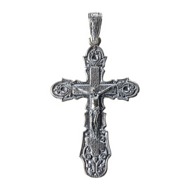 Крест христианский КР-44 серебро Полновесный