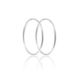 Серьги конго 52059 серебро