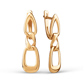 Серьги подвесные 904252-1000 золото
