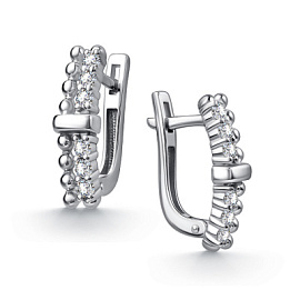 Серьги 02-4907.00КЦ-00 серебро