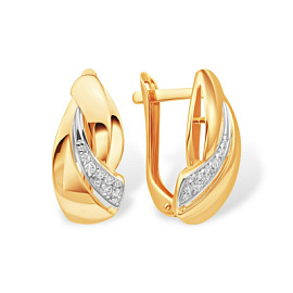 Серьги С13220300 золото