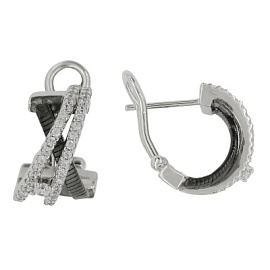 Серьги Ec60528r серебро