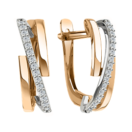 Серьги 01-218720 золото