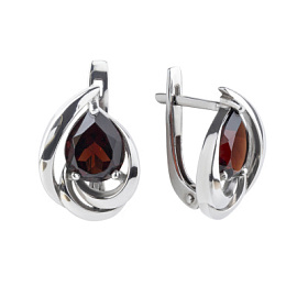 Серьги 2-864 гр серебро