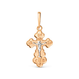Крест христианский 800937-1002 золото Полновесный