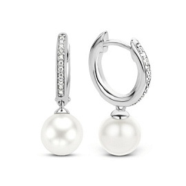 Серьги подвесные 7696PW серебро