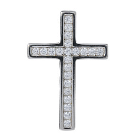 Крест декоративный Pc00632r серебро