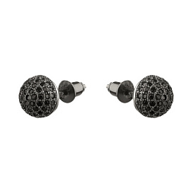 Серьги пусеты mse371E-1 серебро