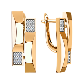 Серьги 01-218352 золото