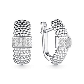 Серьги 901022398 серебро Тиффани