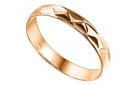 Кольцо обручальное АК421 золото