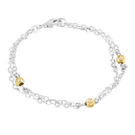 Браслет SET9196BR серебро