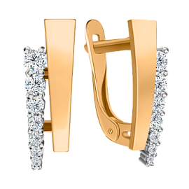 Серьги 01-218890 золото