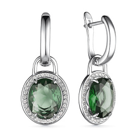 Серьги подвесные 24-72-00304-232 серебро