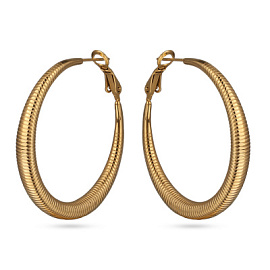 Серьги конго BS000035G-00E ювелирный сплав