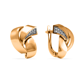 Серьги 01-216437 золото