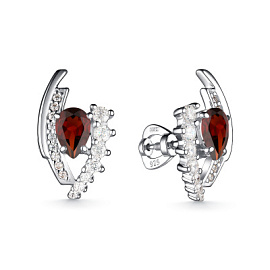 Серьги 206976-006-0019 серебро Капля