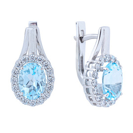Серьги С-2338-6201-1 серебро