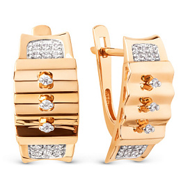 Серьги 028842-1102 золото