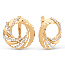 Серьги 033872-1102 золото