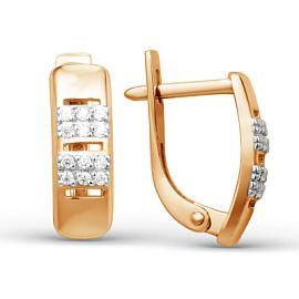 Серьги 001602-1102 золото