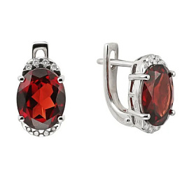 Серьги Е-5047-GA серебро
