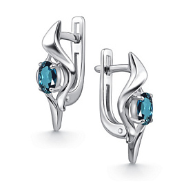 Серьги 02-4724.00ТЛ-00 серебро